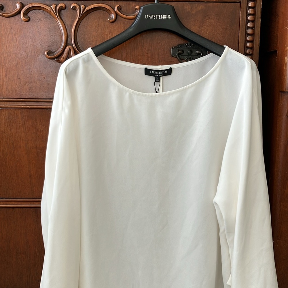 NEW! Lafayette 148 New York Top - Picture 9 of 10
